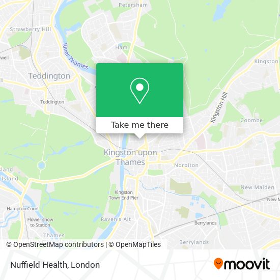 Nuffield Health map