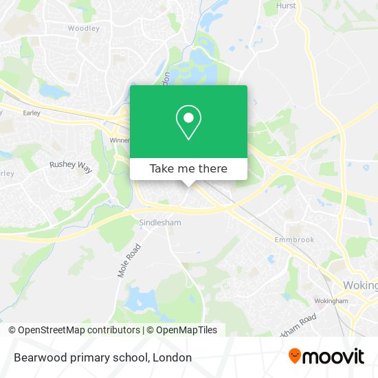 Bearwood primary school map