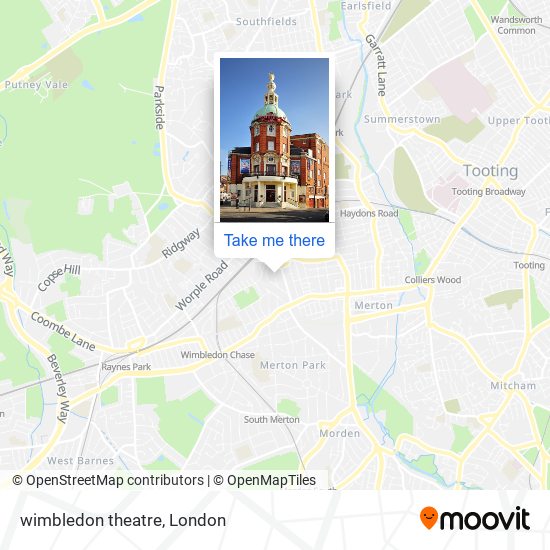 wimbledon theatre map