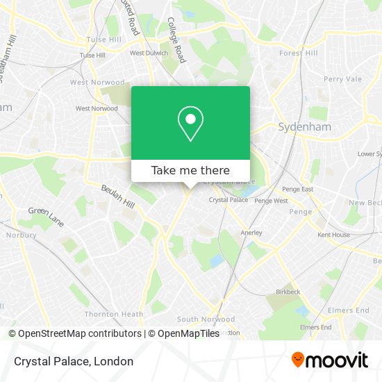 Crystal Palace map