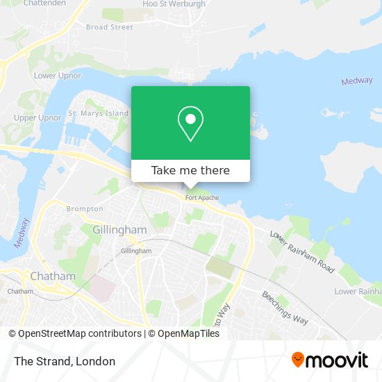 The Strand map