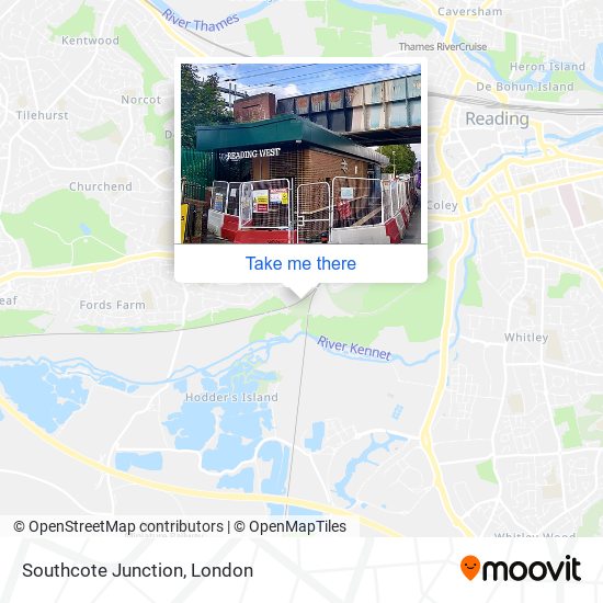 Southcote Junction map