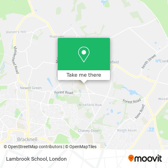 Lambrook School map