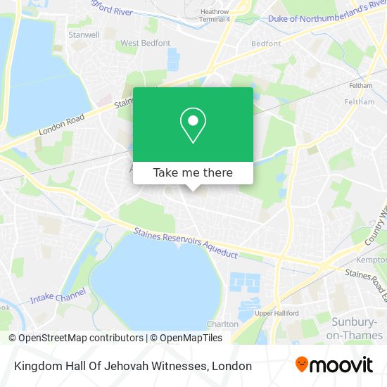 Kingdom Hall Of Jehovah Witnesses map