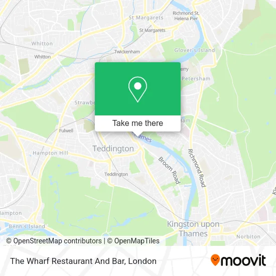 The Wharf Restaurant And Bar map