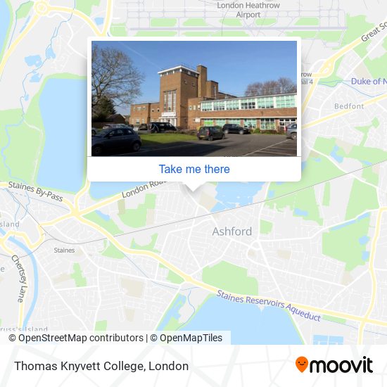 Thomas Knyvett College map