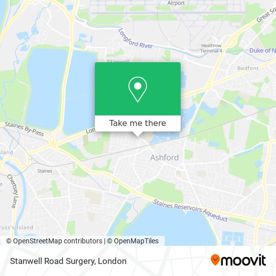 Stanwell Road Surgery map