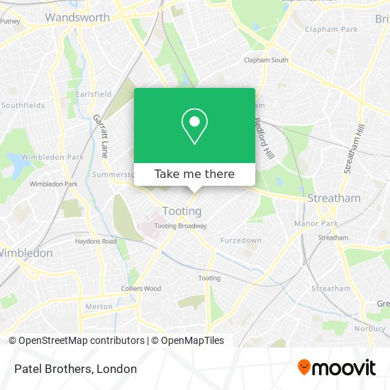 Patel Brothers map