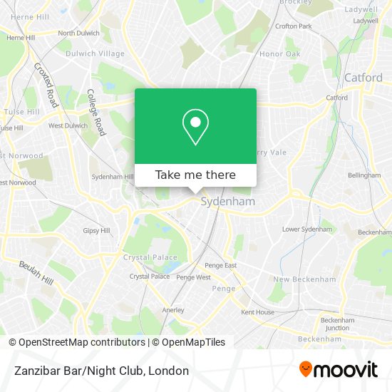 Zanzibar Bar/Night Club map