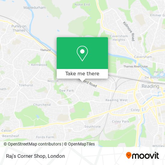 Raj's Corner Shop map