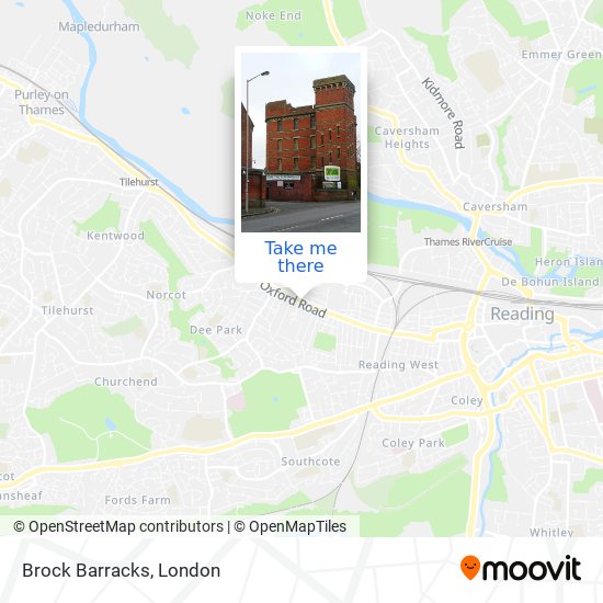 Brock Barracks map