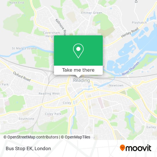 Bus Stop EK map