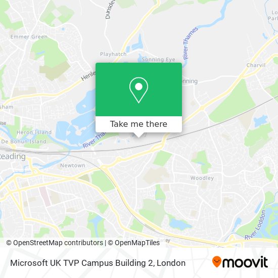 Microsoft UK TVP Campus Building 2 map