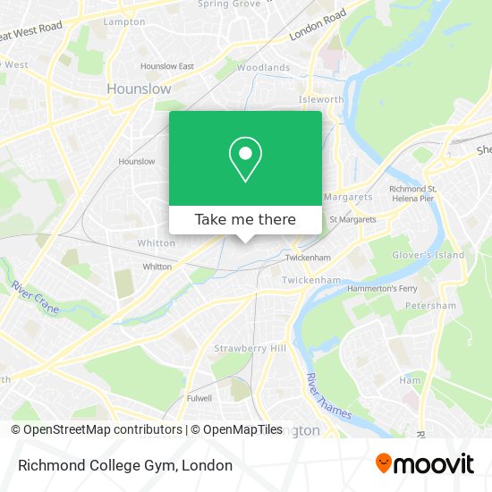 Richmond College Gym map