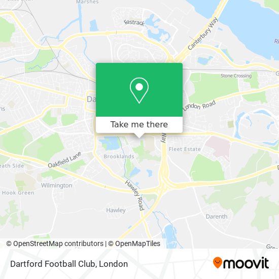 Dartford Football Club map