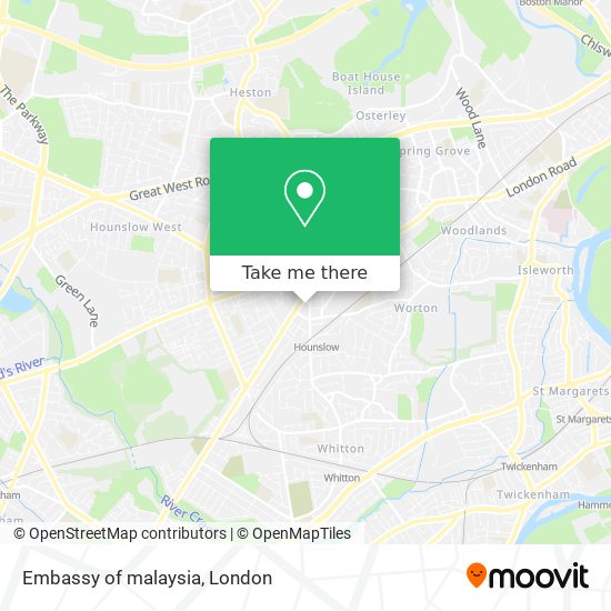 Embassy of malaysia map