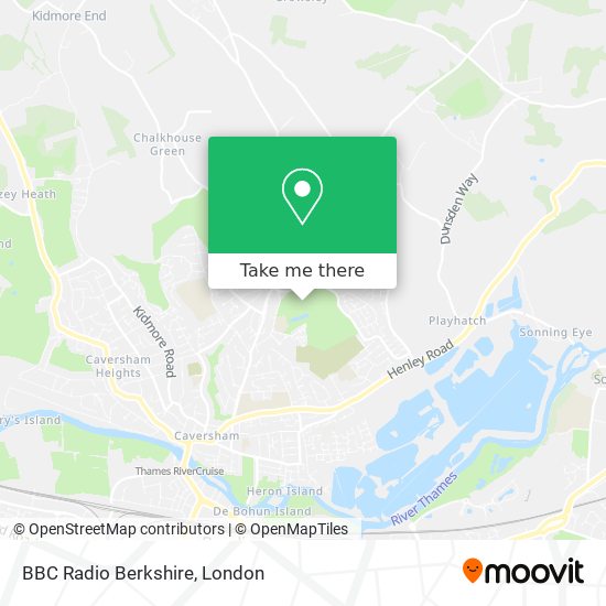 BBC Radio Berkshire map
