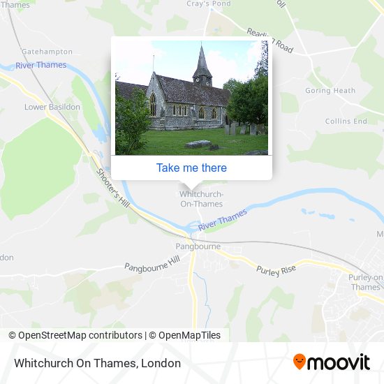 Whitchurch On Thames map