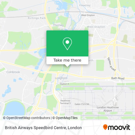 British Airways Speedbird Centre map
