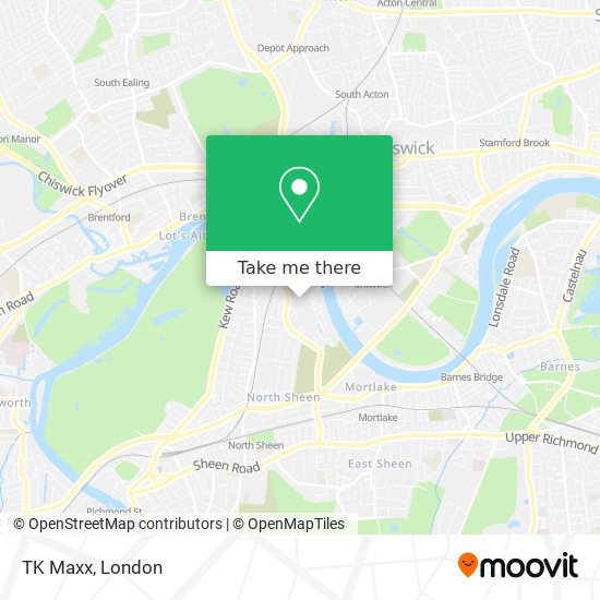 TK Maxx map