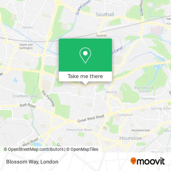 Blossom Way map