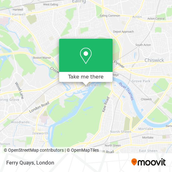 Ferry Quays map