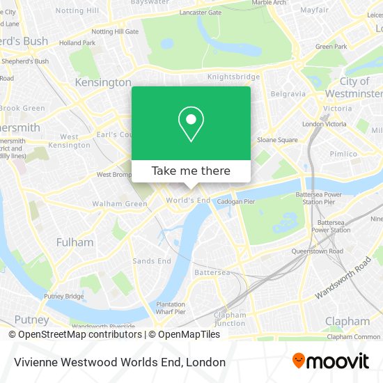 Vivienne Westwood Worlds End map