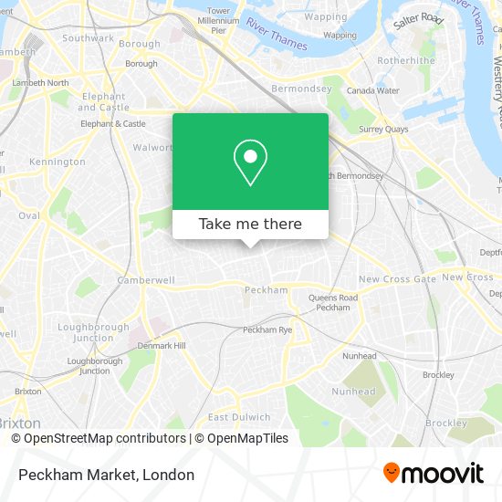 Peckham Market map