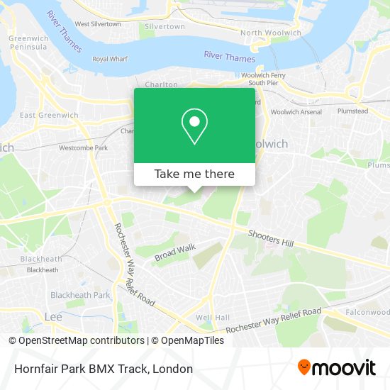 Hornfair Park BMX Track map