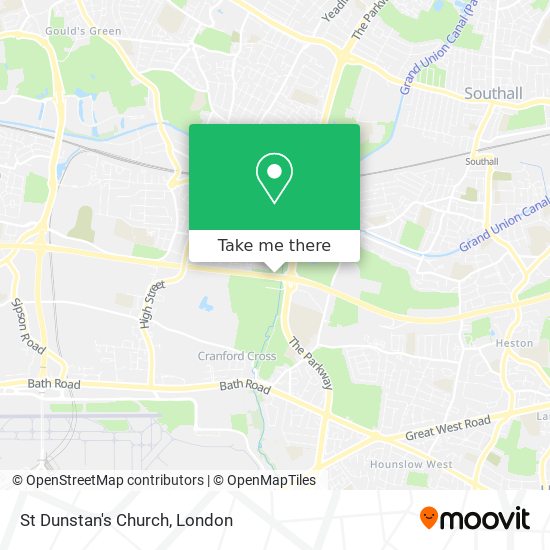 St Dunstan's Church map