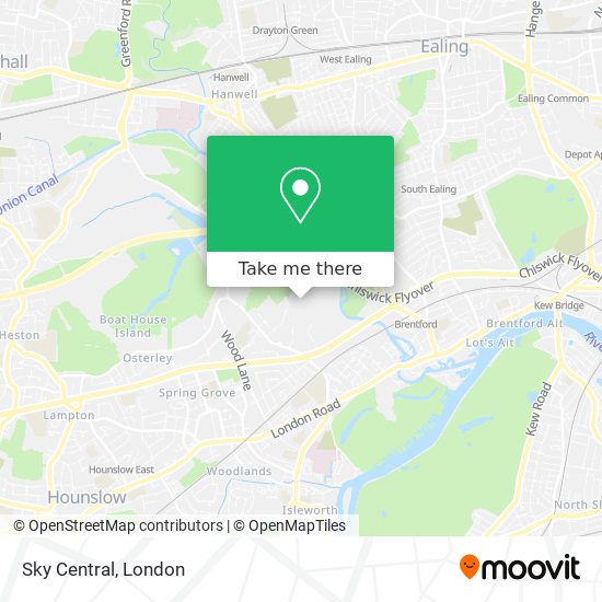 Sky Central map