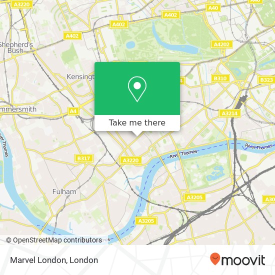 Marvel London map