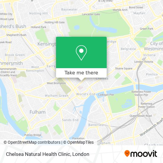 Chelsea Natural Health Clinic map