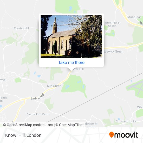 Knowl Hill map