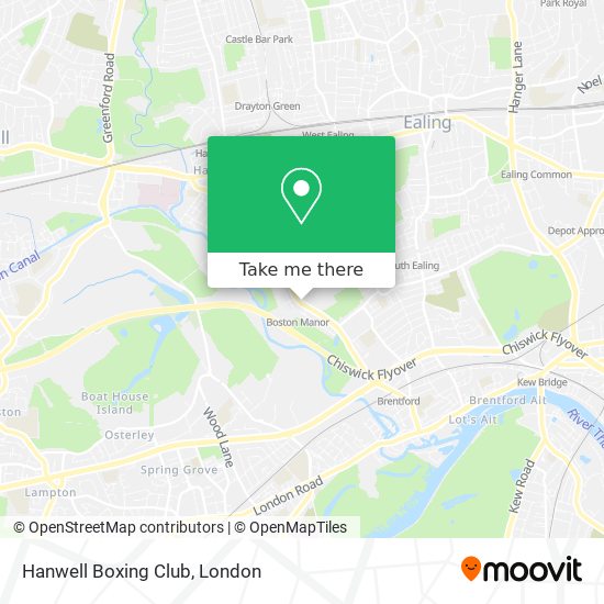 Hanwell Boxing Club map