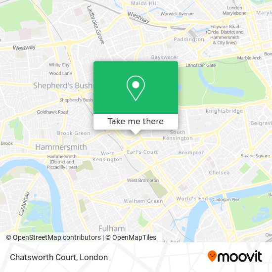 Chatsworth Court map