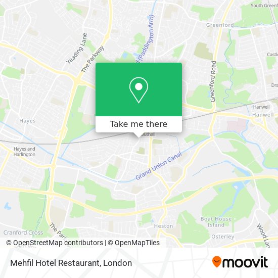 Mehfil Hotel Restaurant map