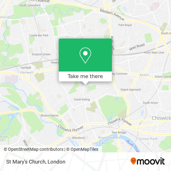 St Mary's Church map