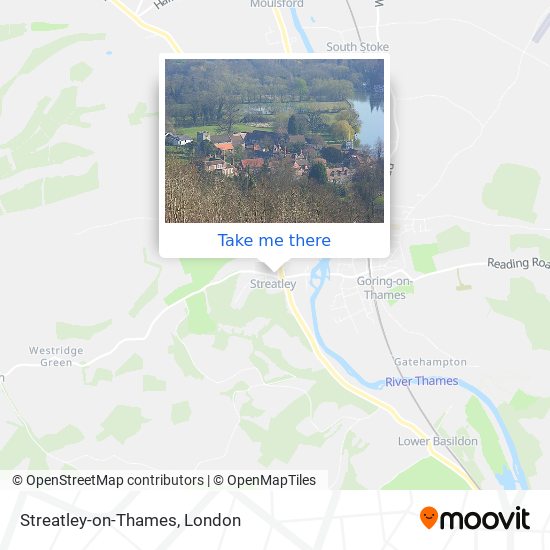 Streatley-on-Thames map