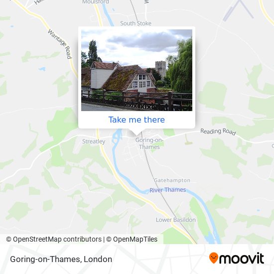 Goring-on-Thames map