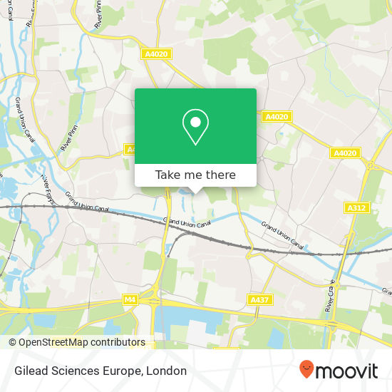 Gilead Sciences Europe map