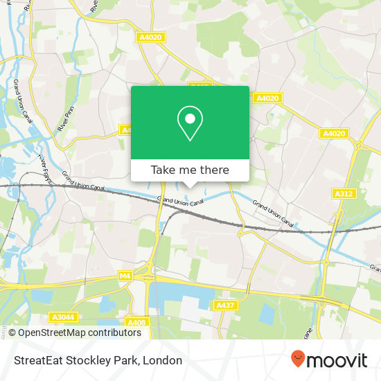StreatEat Stockley Park map