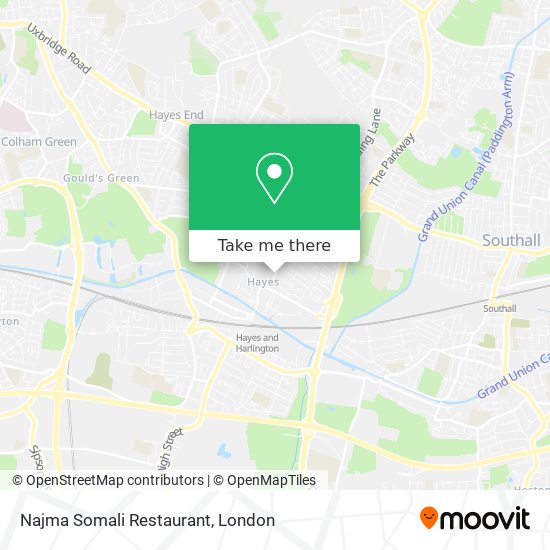 Najma Somali Restaurant map