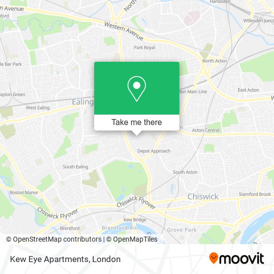 Kew Eye Apartments map