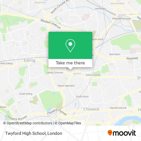 Twyford High School map