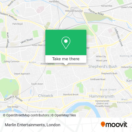 Merlin Entertainments map