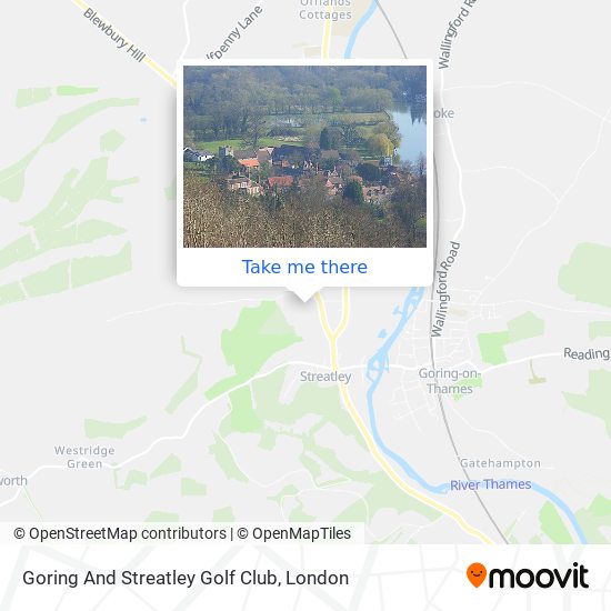 Goring And Streatley Golf Club map