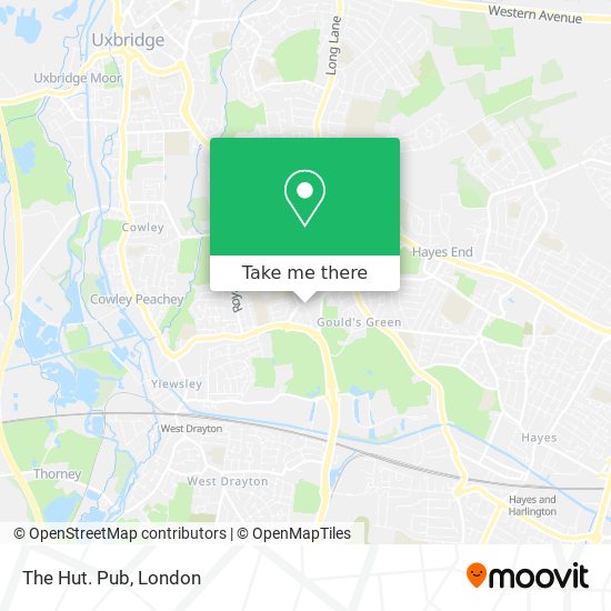 The Hut. Pub map
