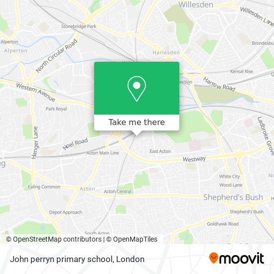 John perryn primary school map