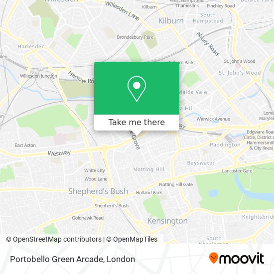 Portobello Green Arcade map
